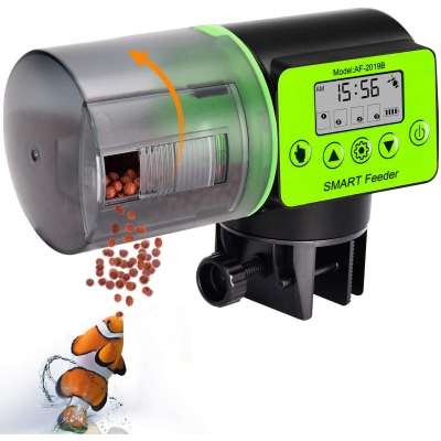 Automatic Fish Feeder - Digital Auto Fish Feeder, Aquarium Tank Timer Feeder Vacation &Weekend 2 Fish Food Dispenser